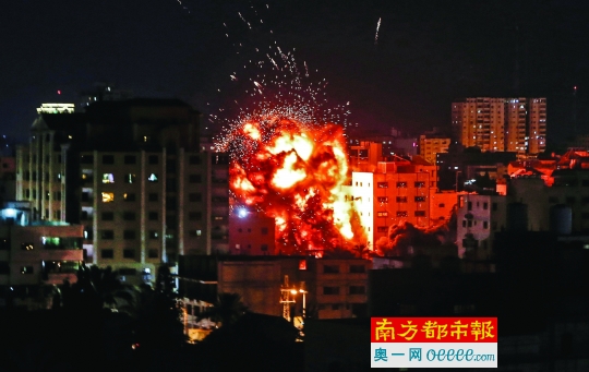 以軍方大大範圍轟炸加沙地帶 國際 第1張