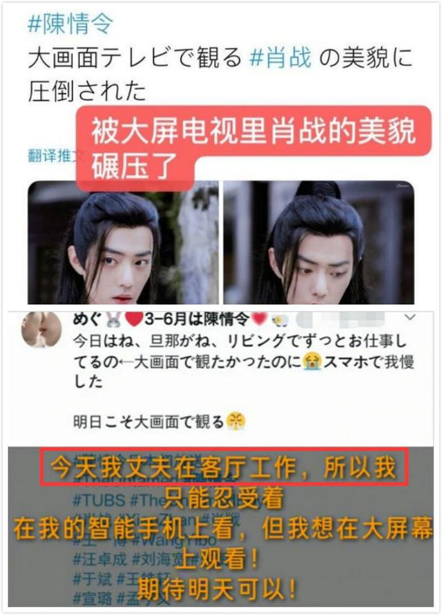 《陳情令》日本播兩周，有人瞞著老公看？王一博肖戰吸粉原因不同 戲劇 第3張