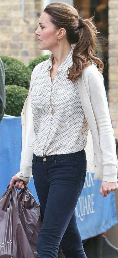 凱特王妃時尚牛仔褲穿搭法 時尚 第1張