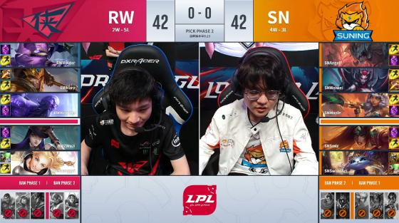 LOL-LPL：SN也開始玩「選手搖擺」，2:0輕松擊敗RW 遊戲 第1張