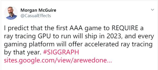 NVIDIA：首個需要光追GPU才能運行的3A遊戲將在2023年發售 遊戲 第1張
