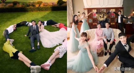張若昀唐藝昕的婚禮合照被網友吐槽土到掉渣 娛樂 第1張