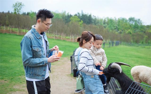 張嘉倪夫妻兒子周歲宴上曬恩愛，倆娃軟萌可愛，小小年紀帥氣盡顯 娛樂 第8張