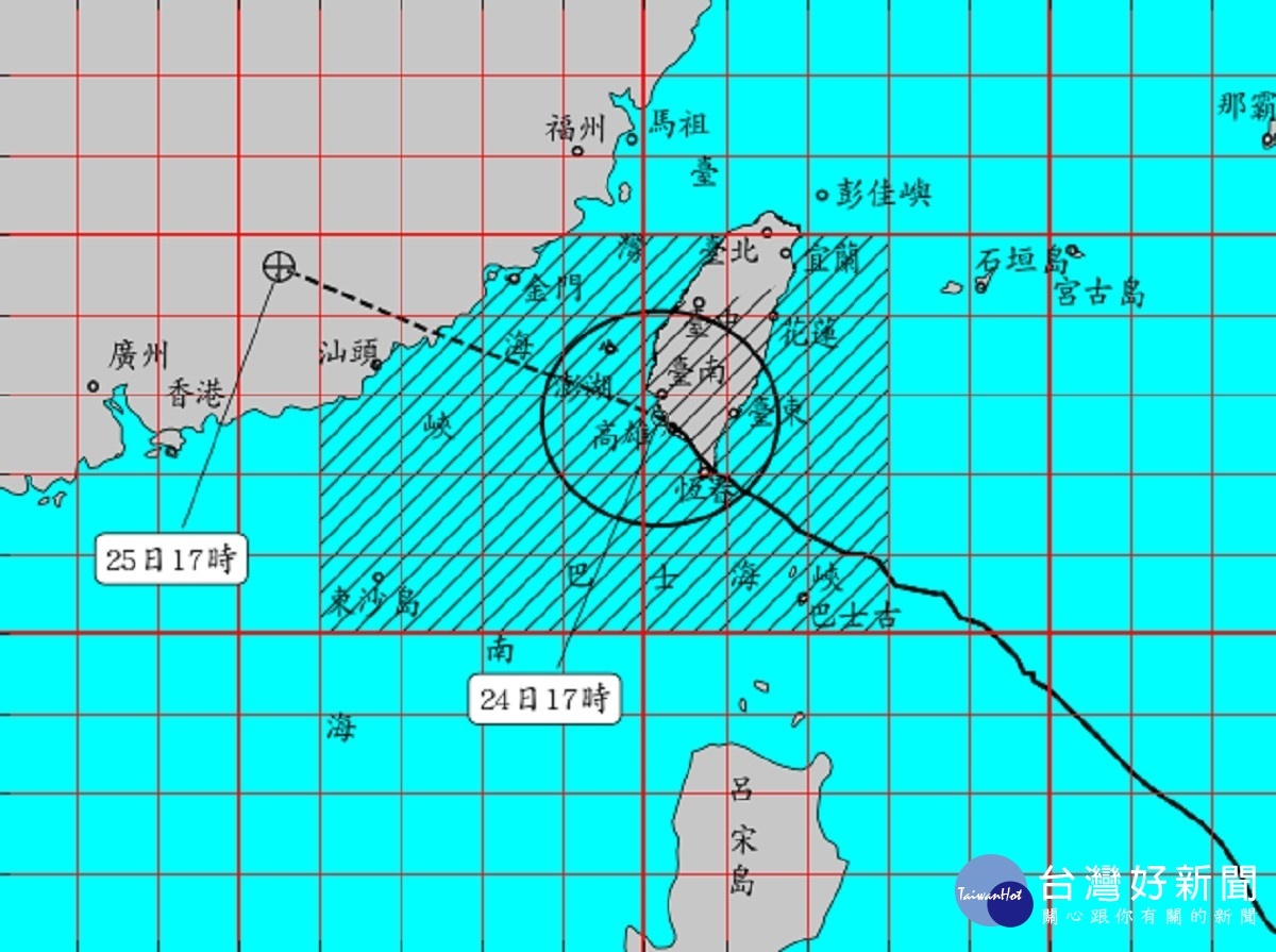 白鹿颱風中心已出海　台灣本島預計午夜脫離暴風圈 台灣好新聞 第1張