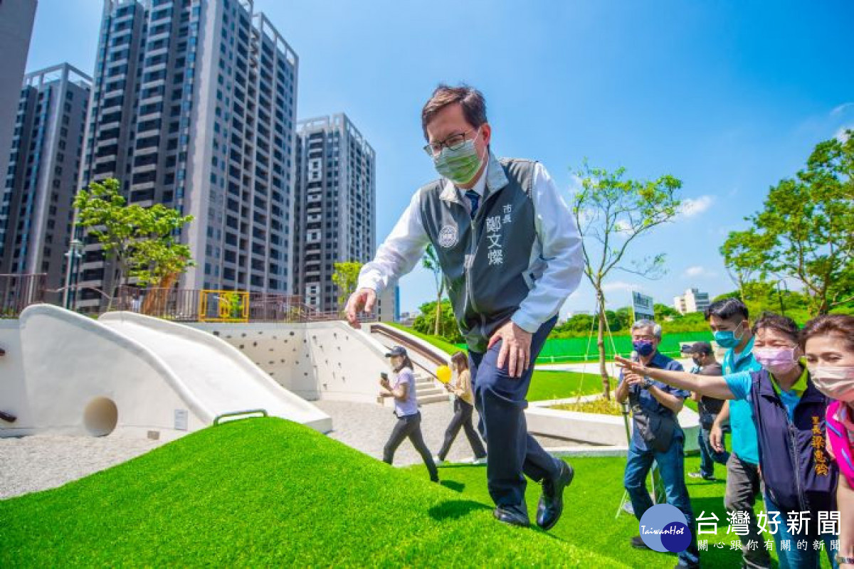 中壢永福羅漢松公園開園　提升龍崗霄裡地區休閒遊憩空間 台灣好新聞 第1張