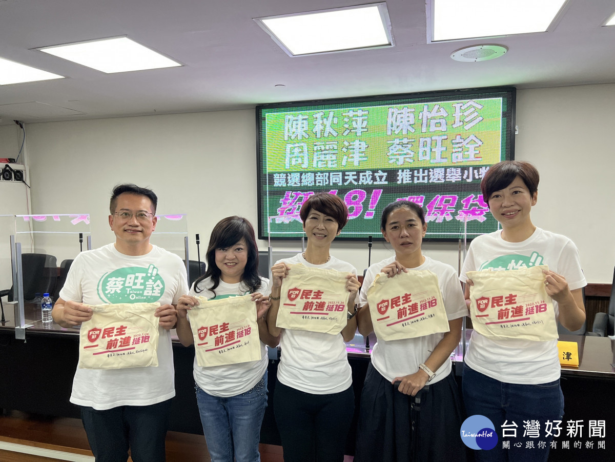 挺18歲公民權　綠議員聯手推出紀念環保袋 台灣好新聞 第1張