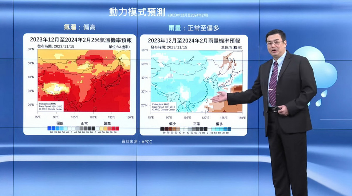 冬季氣象展望　氣象署：氣溫正常至偏暖、雨量正常至偏多 台灣好新聞 第1張
