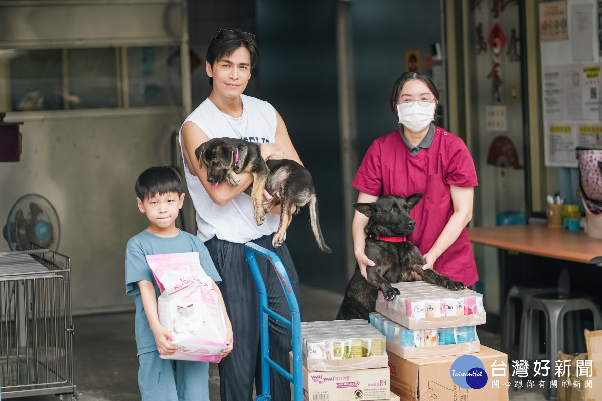 GINO至板橋動物之家送暖　愛心照護毛寶貝做志工 台灣好新聞 第1張