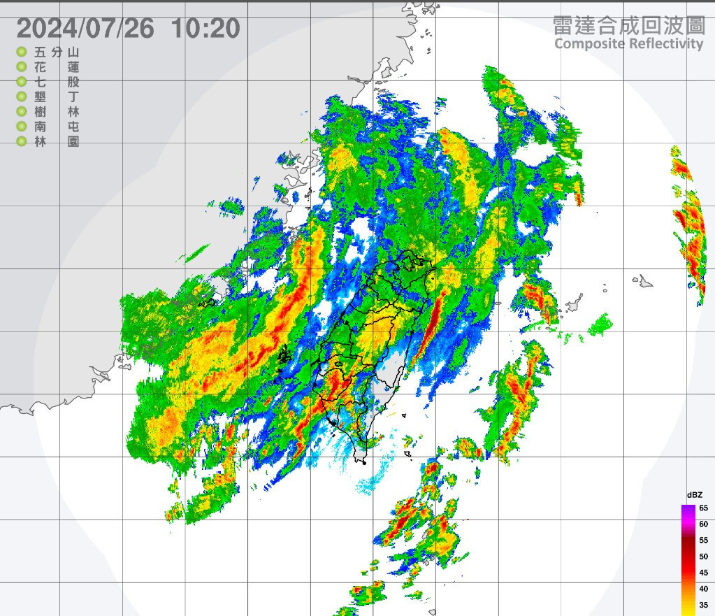 颱風外圍環流+西南風影響　山區降雨持續 台灣好新聞 第1張