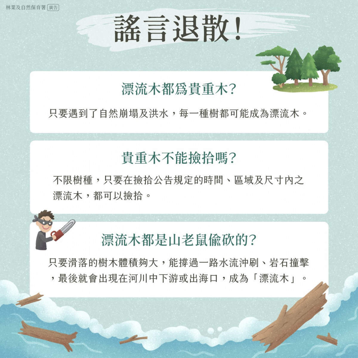 僅限設籍台南市　南市府8/9起開放自由撿拾漂流木 台灣好新聞 第1張