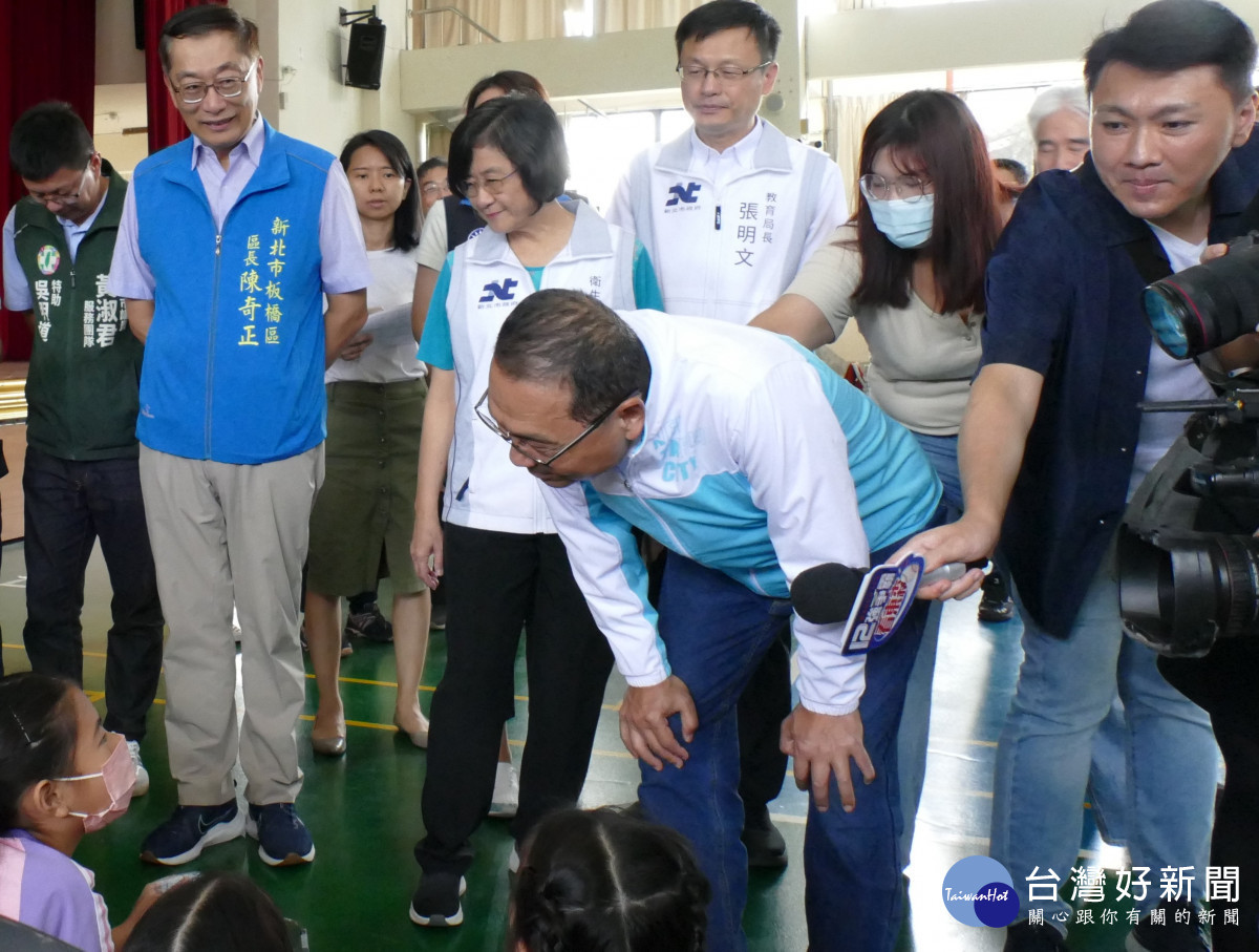 視察校園師生接種流感及新冠疫苗　侯友宜鼓勵接種守護健康 台灣好新聞 第1張