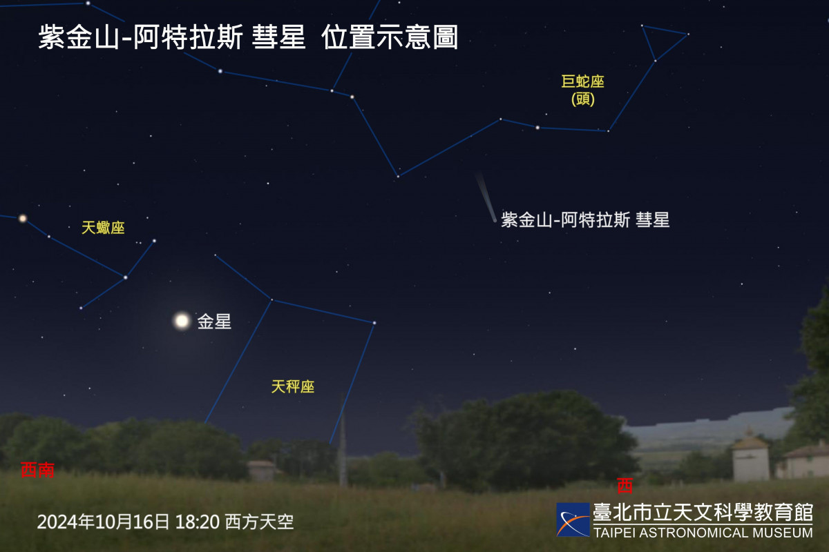 10月精彩天象　最亮彗星、土星合月、最大滿月及月掩星陸續登場 台灣好新聞 第1張