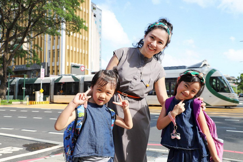 影／守護學童與行人通行安全　高市府邀親子網紅宣導校園周邊路口停讓 台灣好新聞 第1張