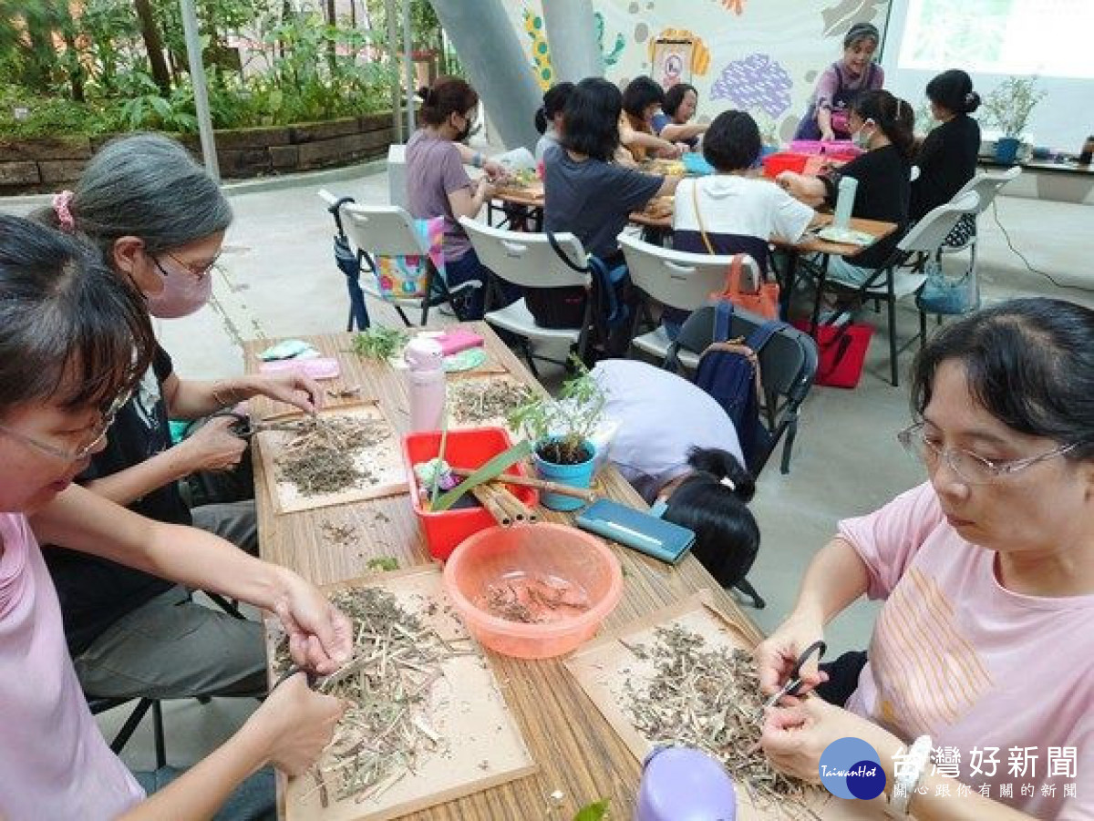 紓壓療癒身心　典藏植物園植物手作課程搶手 台灣好新聞 第1張