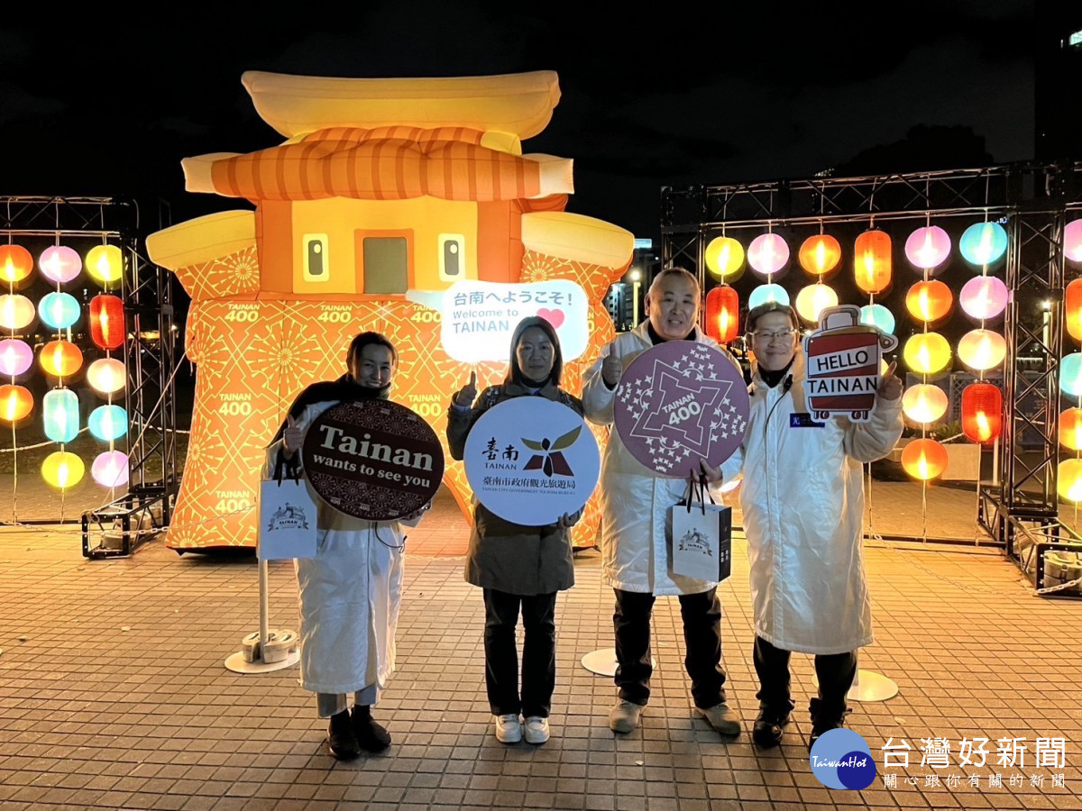 應邀出展日本大阪‧光之饗宴　南市古蹟靖波門化身西門君迎賓 台灣好新聞 第1張