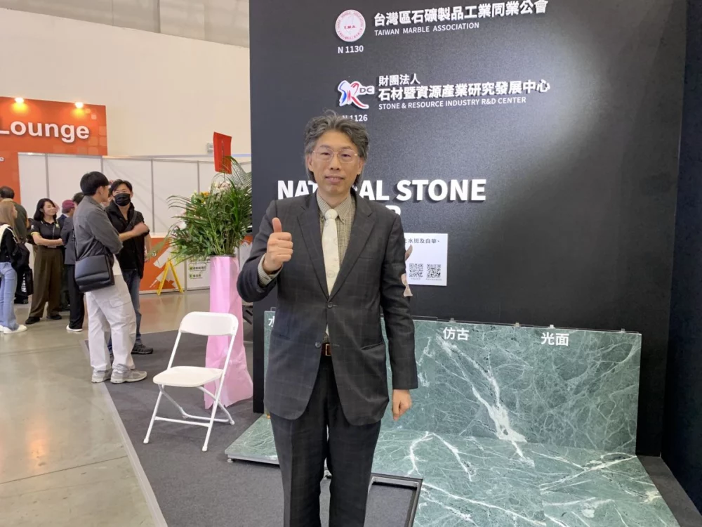 圖／台灣區石礦製品工業同業公會理事長黃建堯。（石礦製品工會 提供）