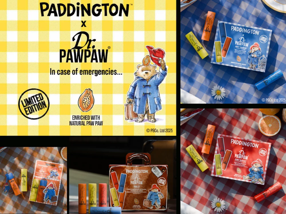 Dr.PAWPAW柏靈頓熊IP聯名款-旅行典藏組、野餐點心組與甜點派對組,搶攻聖誕part交換禮物商機(圖:jcapothecary.com.tw網站)