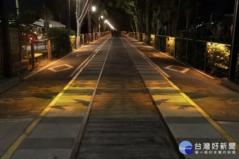 嘉義市嘉油鐵馬道第三期「光環境及休憩設施優化工程」已完工，將於12月12日開放通行／嘉義市府提供