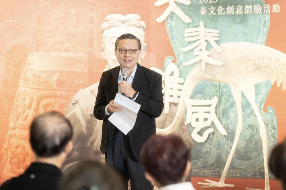 社團法人中華翰維文化推廣協會 陳春霖創會理事長代表兩岸主辦方致詞/社團法人中華翰維文化推廣協會提供