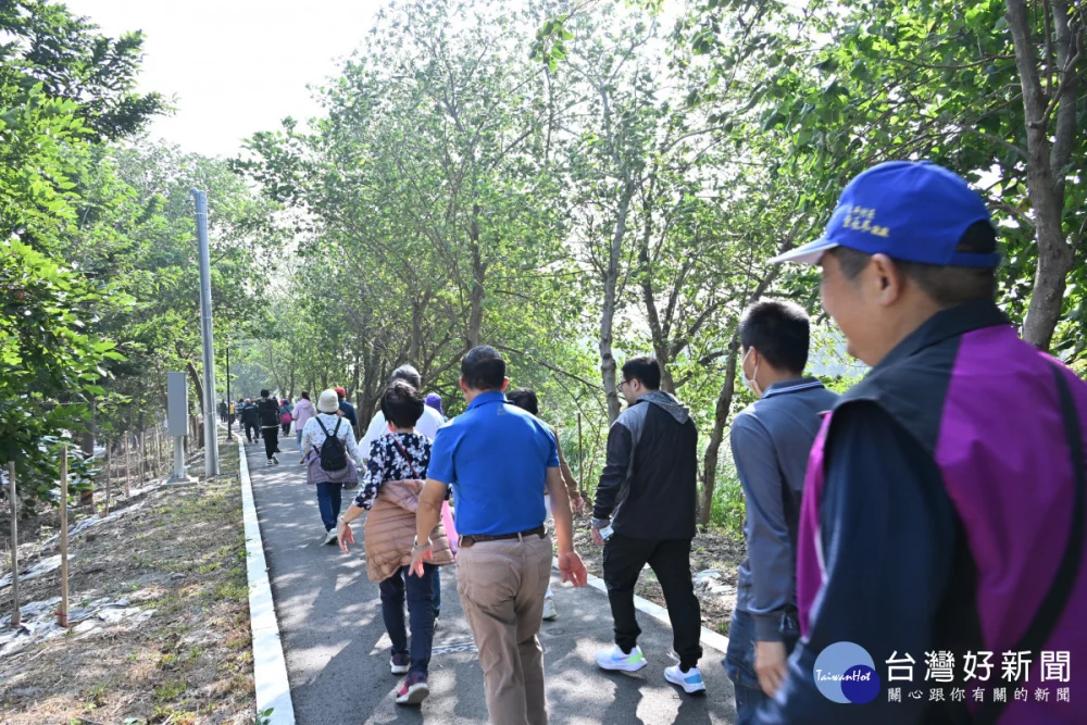 東螺溪8.3公里水綠廊道完工，5處亮點串聯健行新路線。圖／彰化縣政府提供