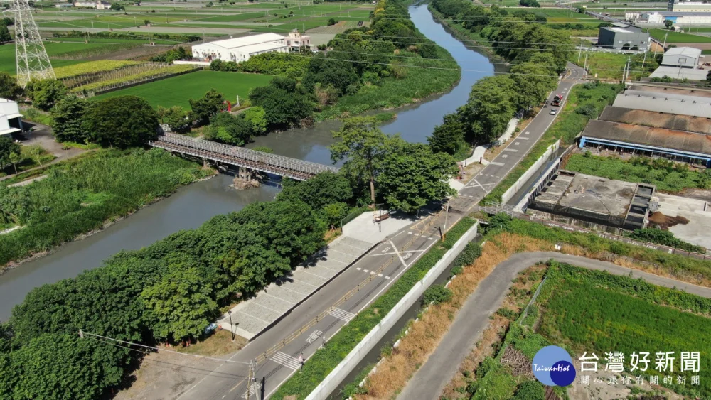 彰化東螺溪8.3公里水綠廊道完工　5處亮點串聯健行新路線