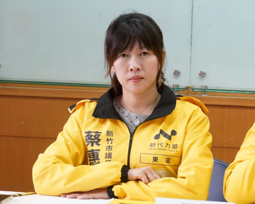圖／新竹市東區議員蔡惠婷被譽為最了解親師生想法與需求的代議士。（時代力量提供）