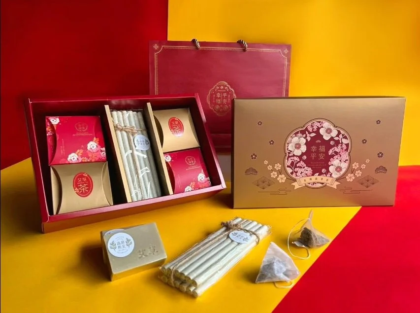 桃園市龍潭區高原社區發展協會「祈艾招福平安」禮盒。