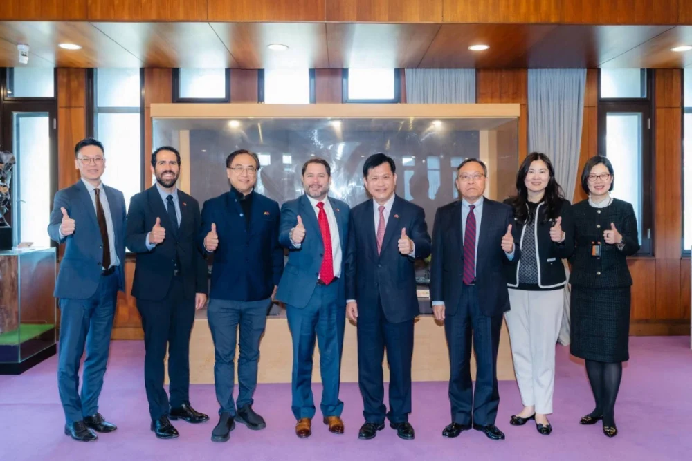 美參議員蓋耶哥訪台　林佳龍：盼台美創造更多合作契機