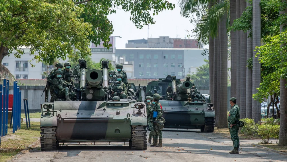 M109自走砲。（圖／資料照片，圖源：總統府Flickr）