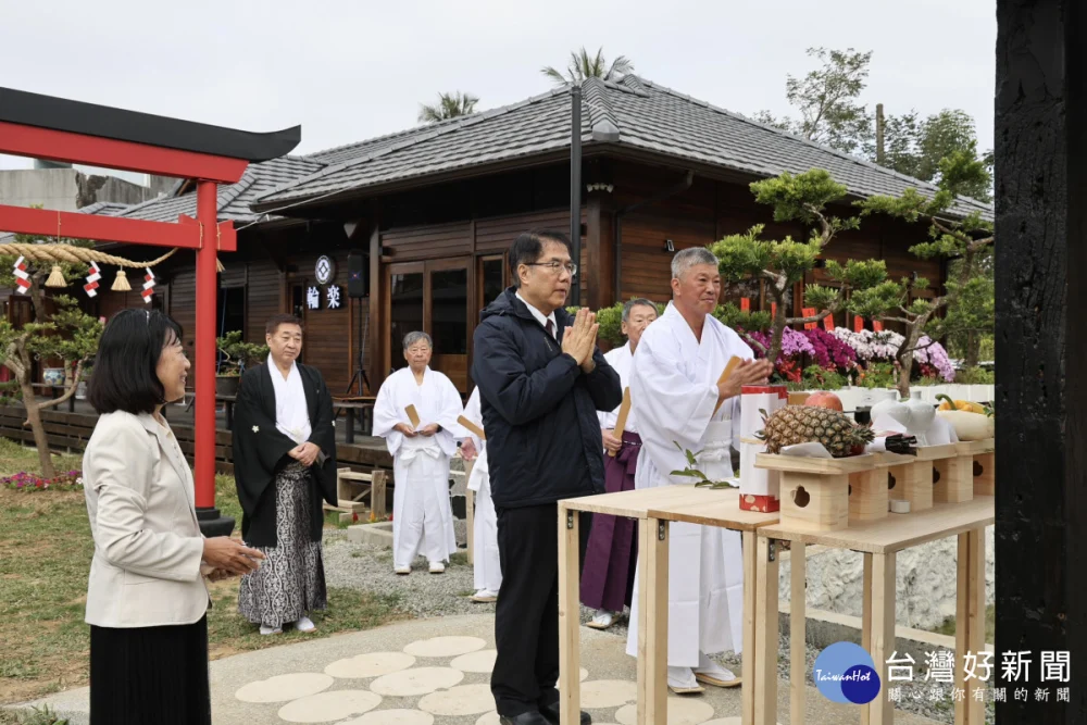 日本重機神社首度落腳台南　開啟台日重機觀光新篇章