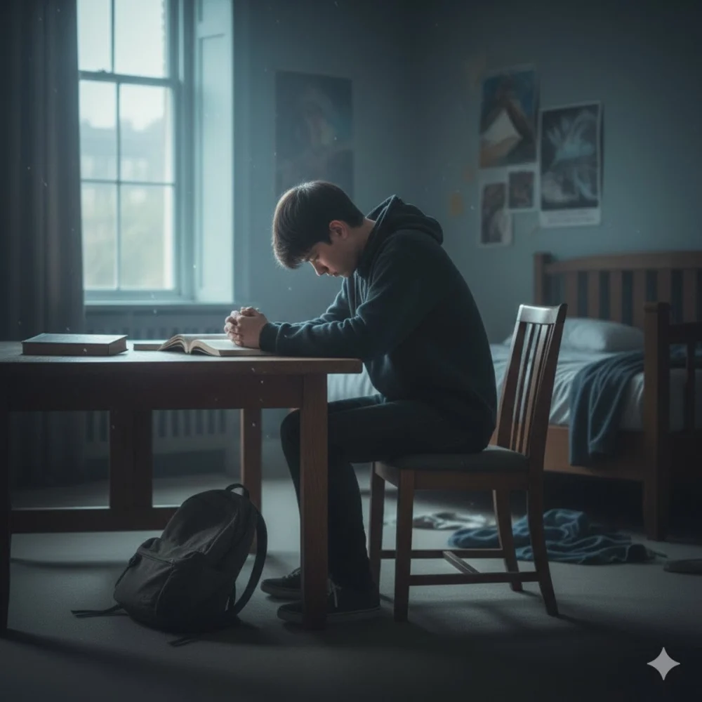 14歲少年從優等生到拒學　青春期的隱形風暴：青少年憂鬱症。（圖/意示圖）