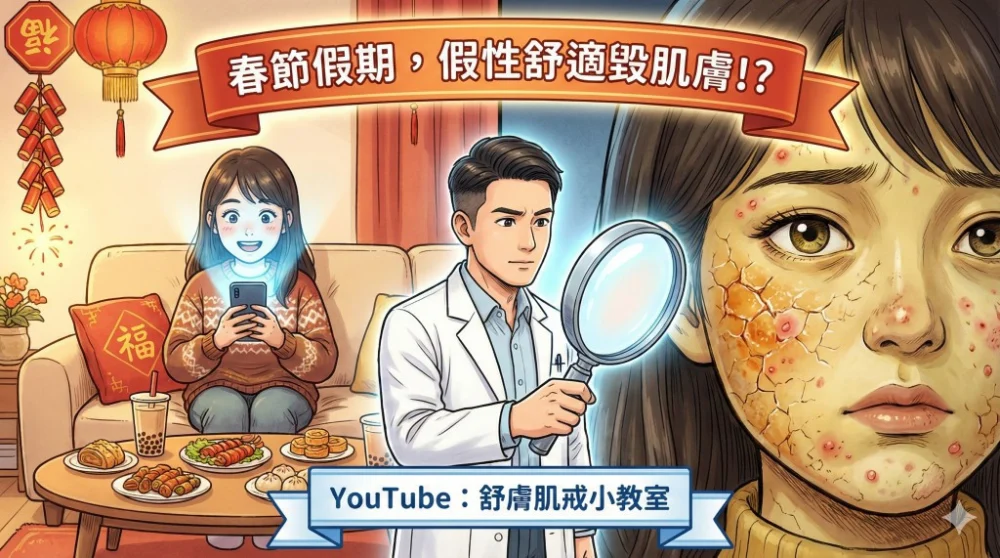 你的春節假期養生還是「害生」？　皮膚科醫師揭祕：3大假性舒適是毀臉元兇