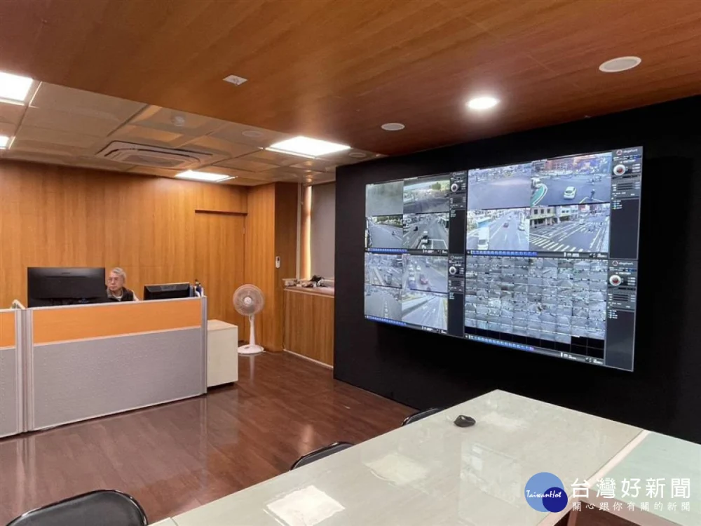 彰化警交控中心科技護馬年，春節路暢不塞車。圖／彰化縣政府提供