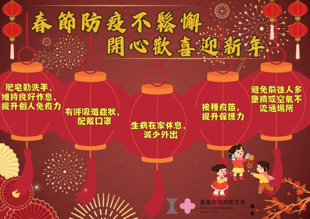 農曆春節期間嘉義市5家醫院開設傳染病特別門診／嘉義市府提供