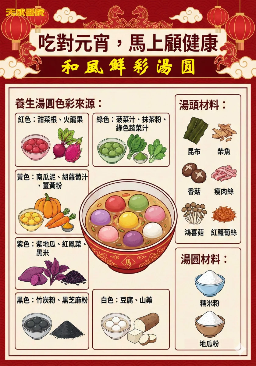 元宵應景美食暗藏健康風險　高升糖與腸胃負擔需留意