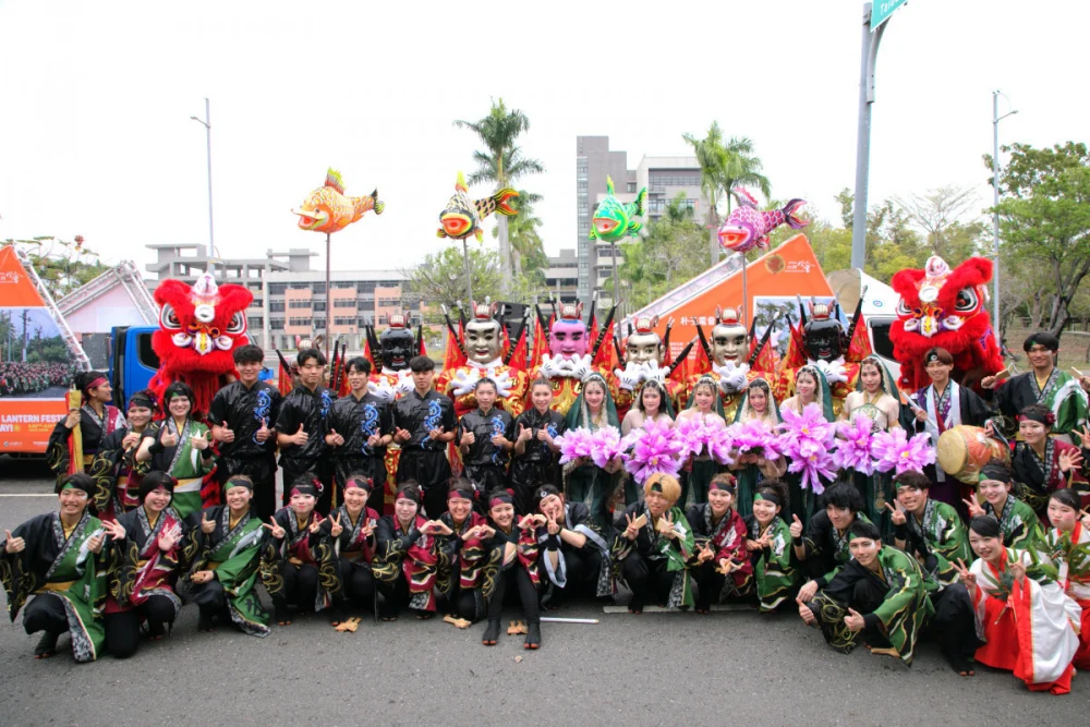 2026台灣燈會踩街在今晚開燈前熱鬧登場/嘉義縣府提供