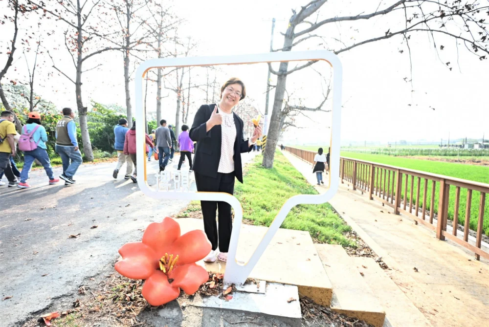 從秘境變身人氣景點，彰化木棉花季再掀賞花熱潮。圖／彰化縣政府提供