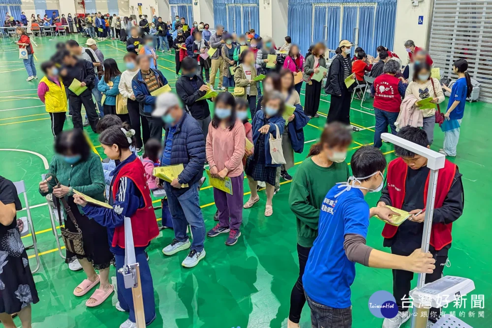 民眾進行成人健檢相關檢查