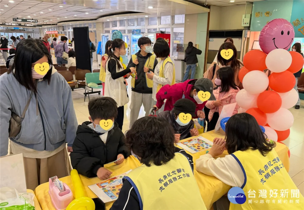 林口長庚志工隊將「腺病毒」衛教知識融入闖關遊戲