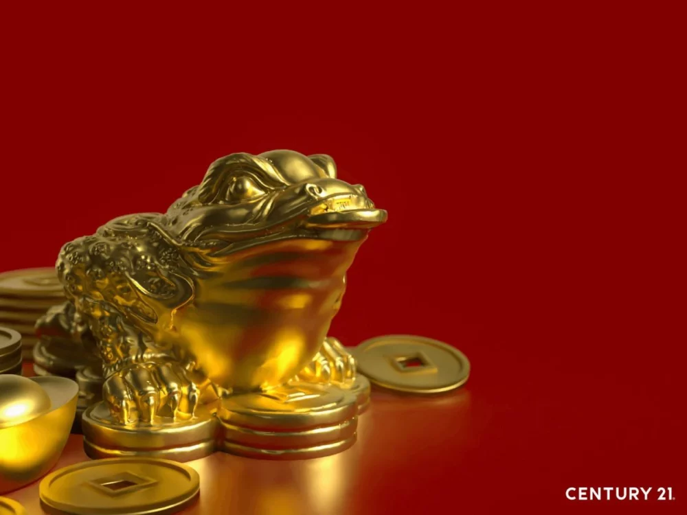 圖／貔貅、金蟾、聚寶盆、搖錢樹、財神像、招財貓等招財小物，承載著祝福與信念，也是年節佈置中常見的元素（21世紀不動產 提供）