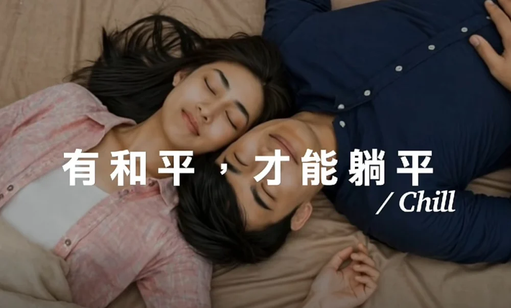 國民黨推「有和平才能躺平」廣告　黃暐瀚質疑：見完習近平兩岸就和平？