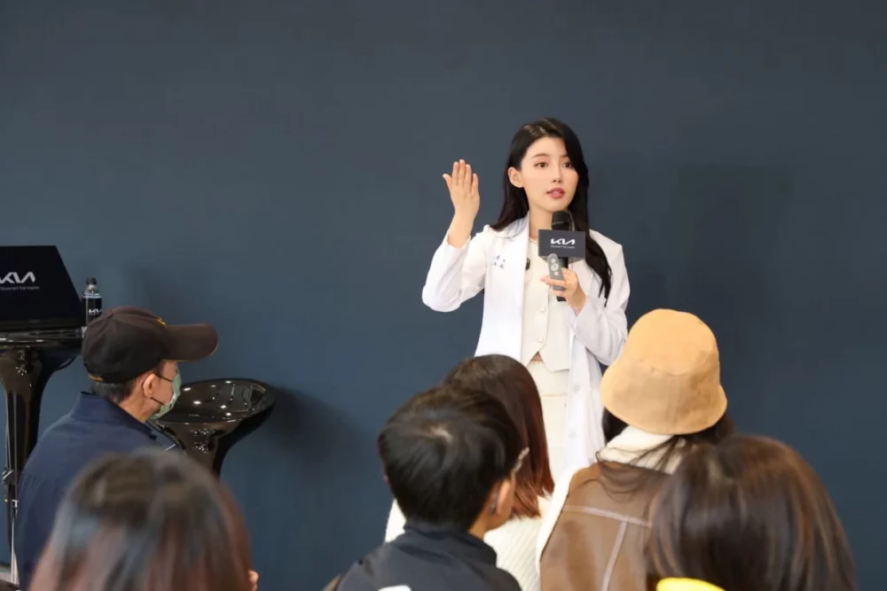 圖／高敏敏營養師長期分享健康營養講座。（白袍聯盟提供）