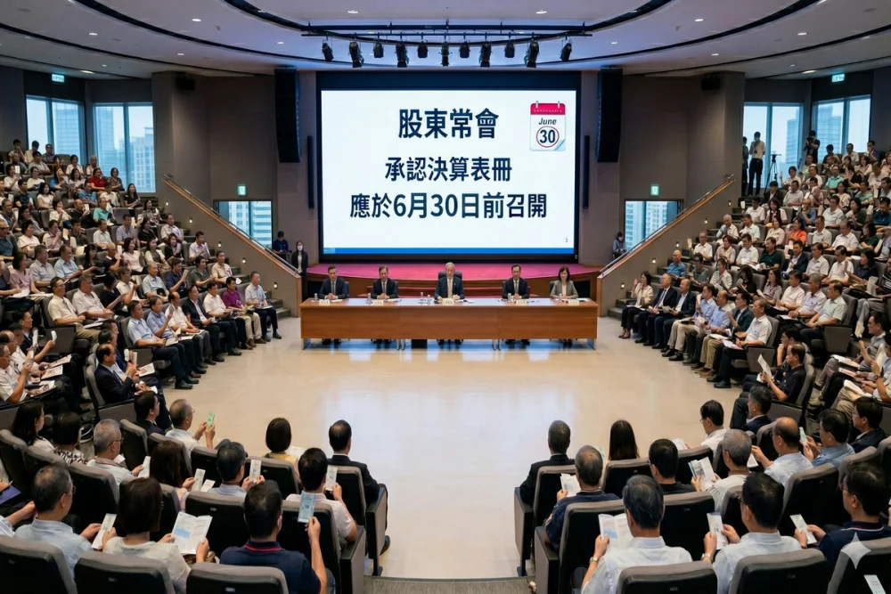 桃園市政府經發局提醒，企業務必5、6月如期完成商業決算及財報承認，違規最重罰30萬元。


” style=”width:100%; height:auto; display: black;”/></p>
<figcaption id=