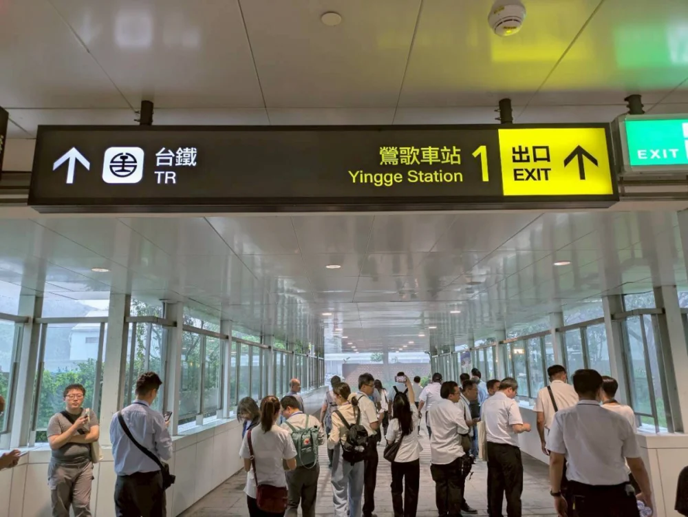 新北捷運三鶯線履勘。（圖／交通部路政及道安司）