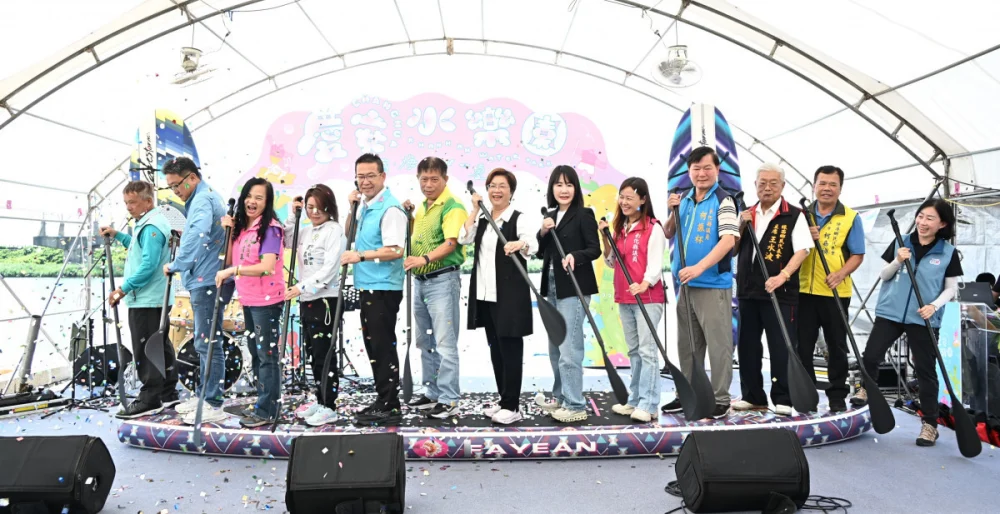 彰濱海FUN一夏熱鬧登場，啟動儀式。圖／彰化縣政府提供