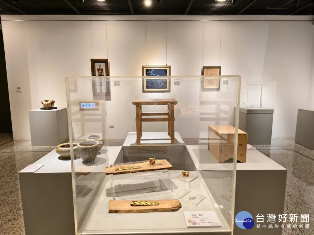 師徒對話展現工藝傳承新貌，匠心傳承工藝聯展彰化登場。圖／記者鄧富珍攝
