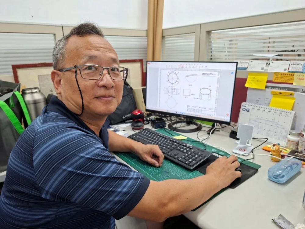 退伍軍官王薈芳參加「產業人才投資方案」在職進修SolidWorks ，助攻第二春職涯。