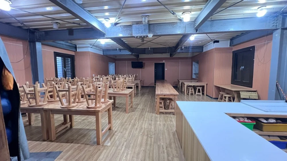 圖說:實踐資源循環的用餐交誼空間。(圖/玉管處提供)