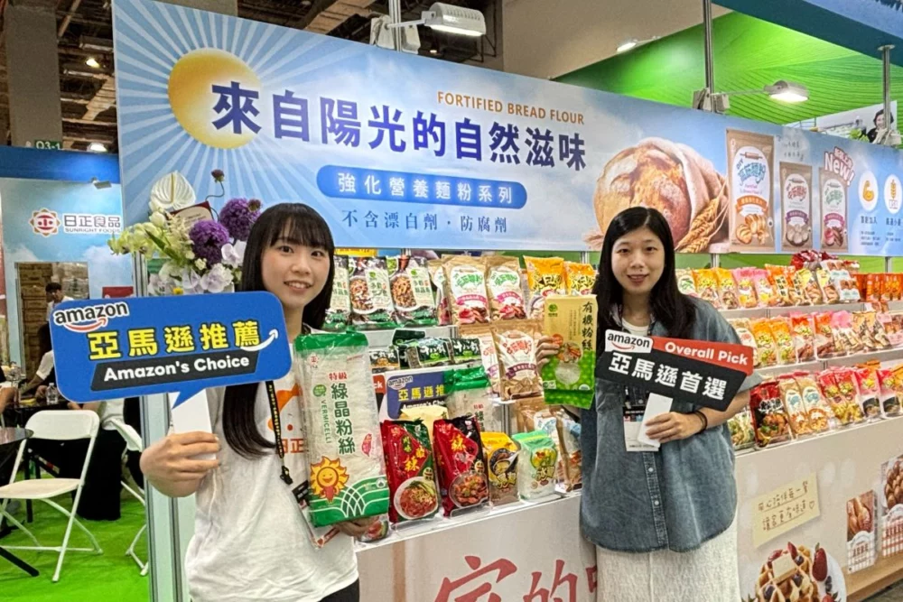 圖/日正食品多項產品榮獲亞馬遜Amazon’s Choice及Overall Pick推薦標章,展現台灣食品品牌於國際市場的競爭實力。(日正提供)