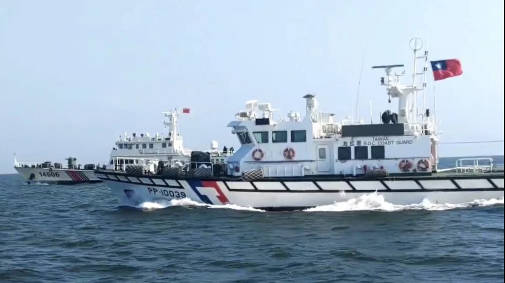 4艘中國海警船又近金門限制水域「執法」　海巡「1對1」併航監控並驅離